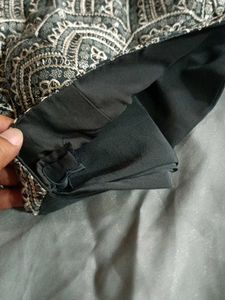Grey Embellished Saree with Blouse