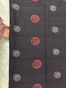 Hakoba/Schiffli Block Printed Fabric