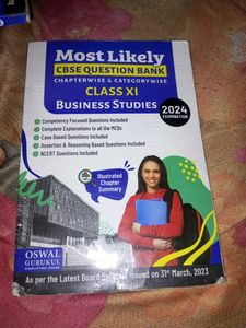 Mostly Likel Business Studies Book For Class 11t