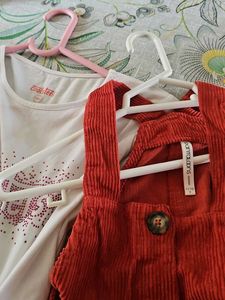 Cute Red Corduroy Jumper
