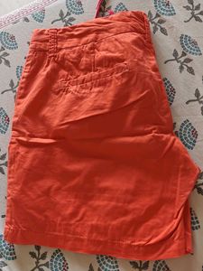 Orange Cubus Shorts