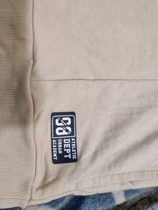 Beige Athletic Dept Hoodie