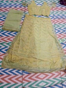 Beautiful Lehenga Blouse With Dupatta