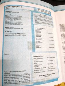 2 Parts Physics Textbook Class XII 2023 edition