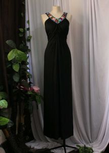 Vintage Black Maxi Dress