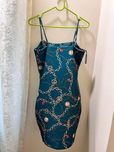Chic Chain Print Dress