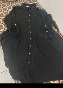 Chic Black Shirt Dress