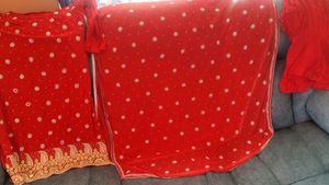 Red Suit Beautiful Pearls Heavy Work 3pice Set