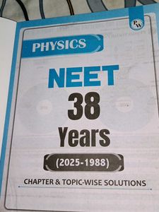 NEET Physics: 38 Years Solved Questions