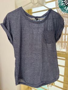 Blue Pocket Tee
