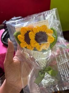 crochet mini bouquets