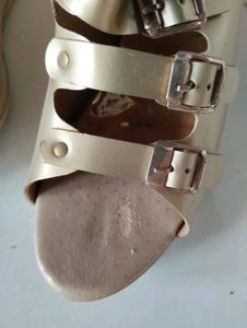 Gold Wedges Heels