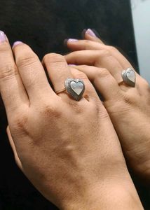 Heart Ring  925 Silver