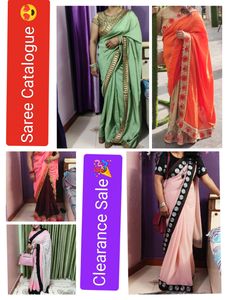 Festive Wear Orange 🧡 Saree