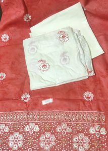 Unstitched Pure Cotton Dress Material , New Stock