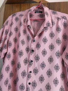 Pink Patterned Shirt