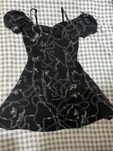 Chain Print Mini Dress