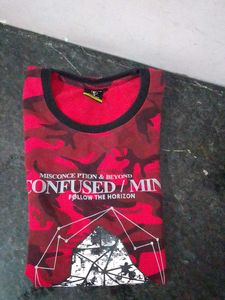 Red Camouflage Tshirt