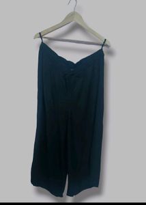 Rangmanch Black Solid Palazzo (Women's)