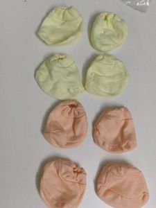 Baby Mittens - 4 Pairs