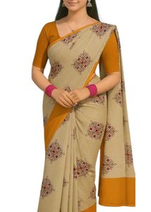 Elegant Striped Saree