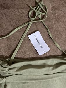 Sage Green Off-Shoulder Top