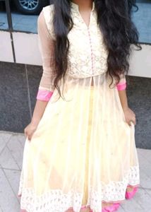 Designer Kurta And Skirt Set.