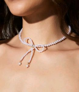 Pearl Bow necklace from savana