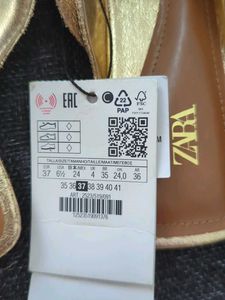 *New* Zara Gold Mules