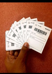 10 Shipping Label Non-Sticky BlackAndWhite