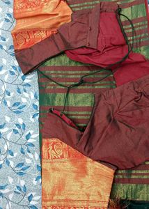 Elegant Green Silk Saree