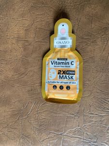 Premium Vitamin C Serum Face Mask
