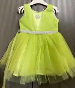 Green Coloured Baby Frock