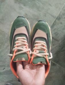 Stylish Green Sneakers