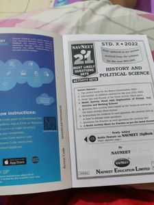 Standard X Navneet History And Political Science 21 Most Likely Questions Sets 2022