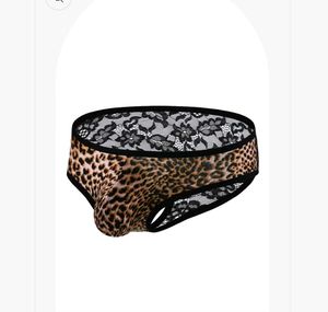 Leopard Lace Men's Briefs