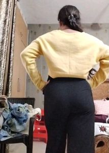 Yellow V-Neck Sweater