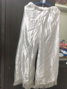 Elegant White Palazzo Pants