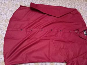 New Maroon Men&#39;s Shirt (3XL)