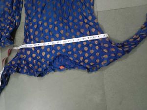 Blue &amp; Gold Kurta Set