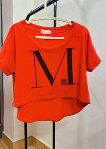 Hot Red Crop Top