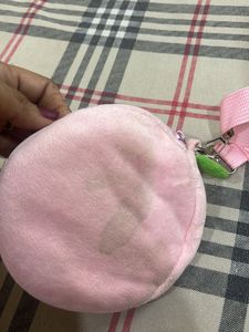 Pink Flower Coin Pouch