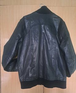 Original Jack &amp; Jones Leather Jacket brand L size