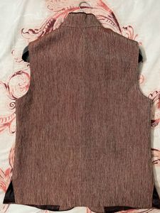 Men Nehru Jacket with Pocket Square