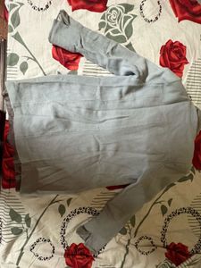 Powder Blue Coat - Stylish &amp; Versatile