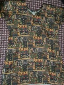 Short Kurti Multi Colourful Design
