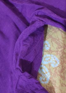 Wine Colour Floral Cut Neck Kurta Set