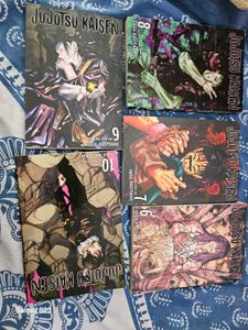 Jujutsu Kaisen Manga Volumes 6-10 .