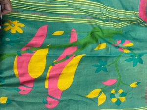 Designer yellow saree (New)