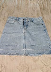 Denim Mini Skirt